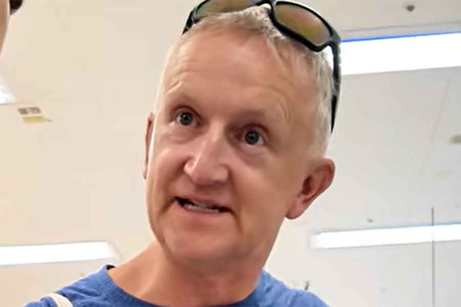 Chihoriさんの夫・チャールズさん【出典：YouTube「Chihori's Vlog」よりスクリーンショット】