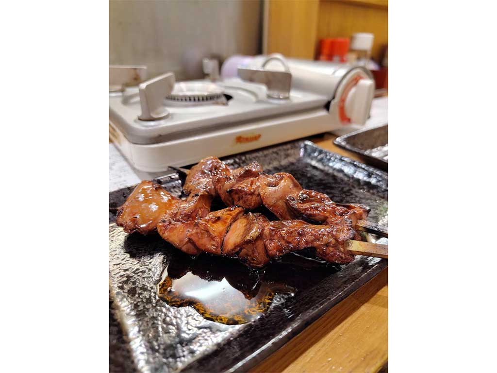おいしいと絶賛した焼き鳥【写真提供：シュテファンさん】