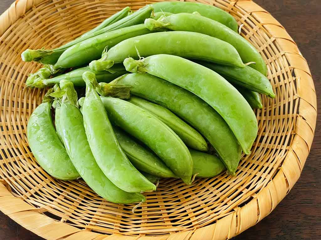 春の食卓を彩るスナップエンドウ【写真:写真AC】