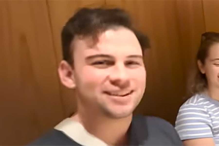 アメリカからやってきたデイビッドさん【出典：YouTube「日本食冒険記Tokyo Food Adventures」よりスクリーンショット】