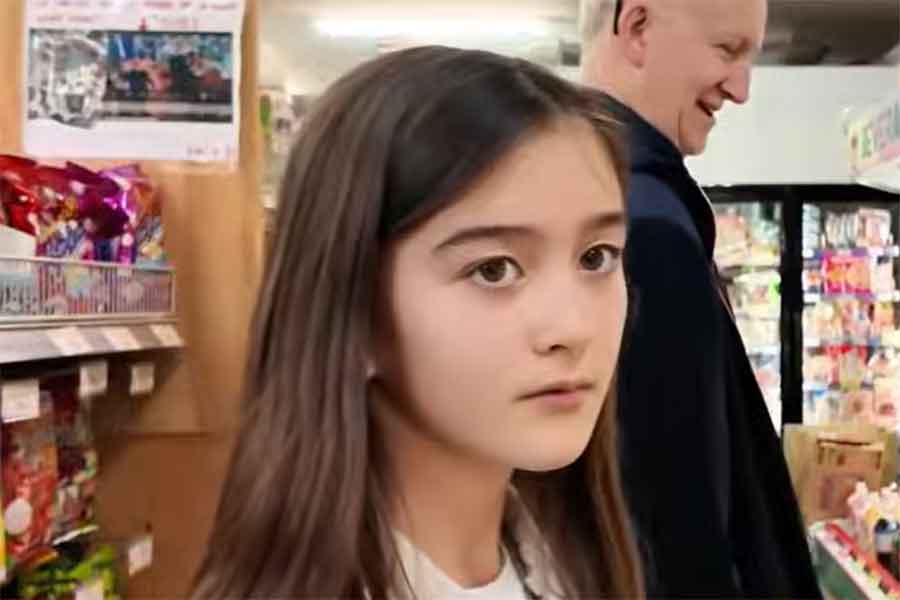 Chihoriさんの長女・エリーシャちゃん【出典：YouTube「Chihori's Vlog」よりスクリーンショット】