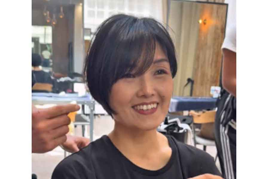 バランスの良いスッキリショートボブに【出典：TikTok（view_sho_）よりスクリーンショット】