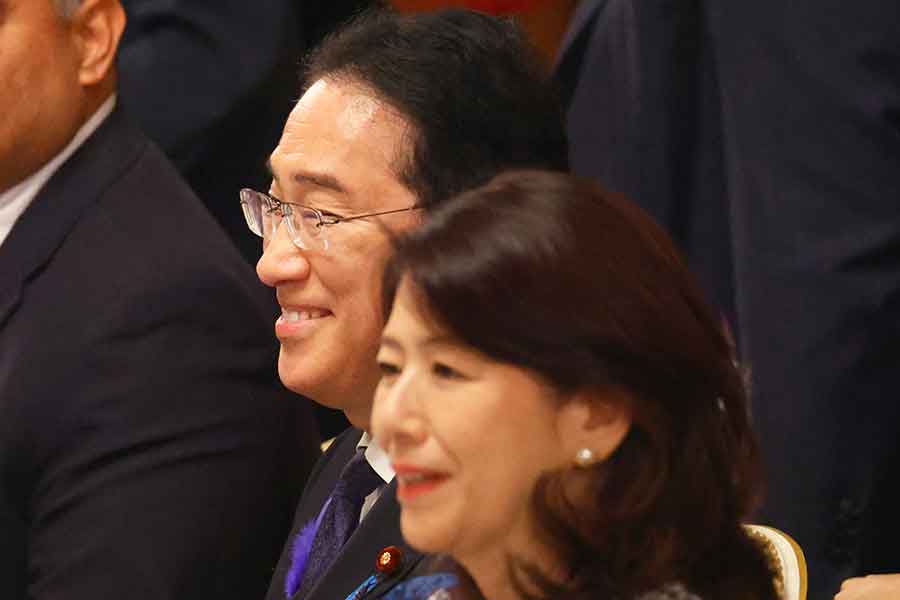 岸田文雄前首相と裕子夫人【写真：産経新聞社】