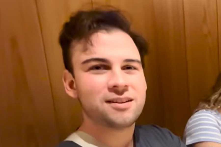 アメリカからやってきたデイビッドさん【出典：YouTube「日本食冒険記Tokyo Food Adventures」よりスクリーンショット】