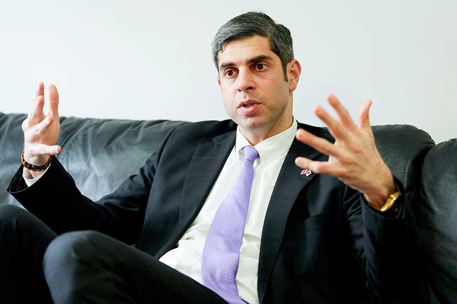 日本人の「自由」の使い方に対する思いを語ったティムラズさん【写真：黒澤崇】