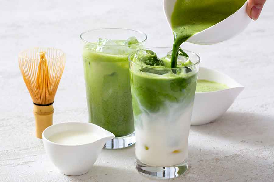 宇治茶から作る本格的な抹茶ラテ（写真はイメージ）【写真：PIXTA】