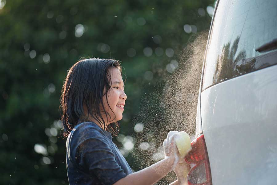 娘が洗車をしたら、まさかの結果に…（写真はイメージ）【写真：PIXTA】