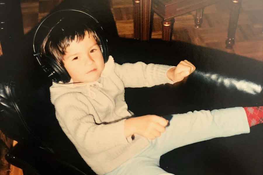 ヴィンシャーマン敏さんの幼少期【写真提供：ドイツ大使館】