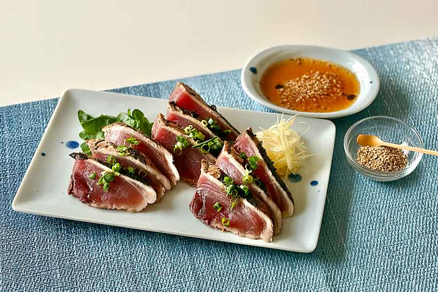 鉄分が豊富な初鰹【写真提供：かみむら佳子】