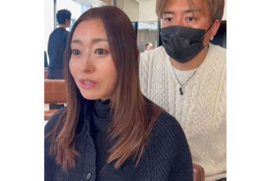 髪のボリューム不足や輪郭の悩みを抱えていた女性【出典：インスタグラム（nakamichi0212）よりスクリーンショット】