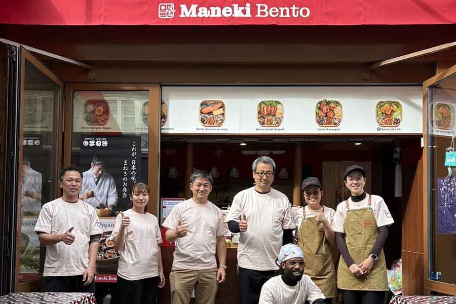 まねき食品が今年オープンしたフランス・パリの弁当店【写真提供:まねき食品】