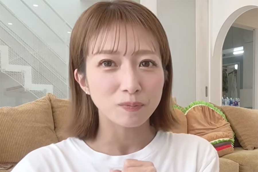 タレントの辻希美さん【写真:YouTube「辻ちゃんネル」よりスクリーンショット】