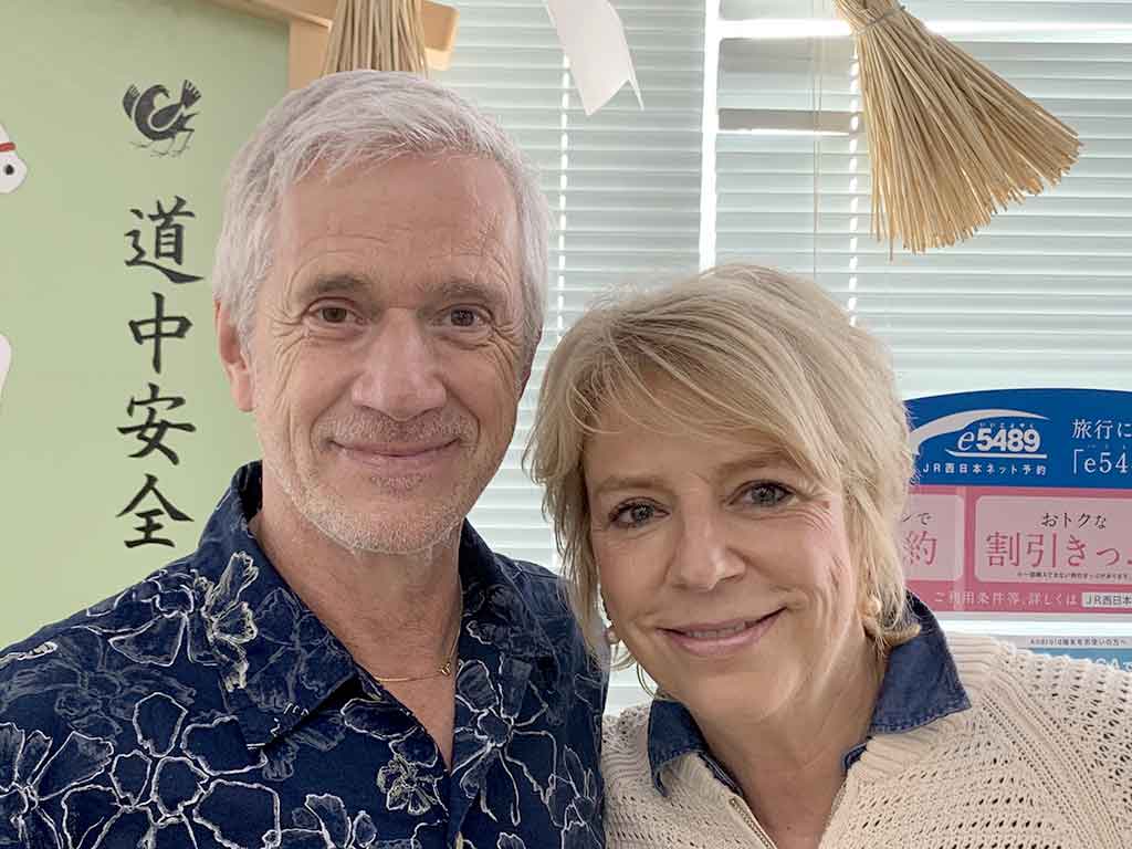 ルクセンブルクから来た(左から)ガストールさんとマリーポールさん【写真:Hint-Pot編集部】