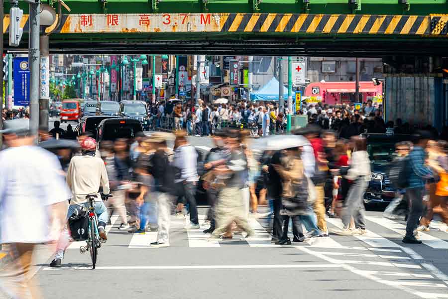 驚くほどたくさんの人が行き交っていても、混乱の起きない東京の秩序に驚愕（写真はイメージ）【写真：PIXTA】