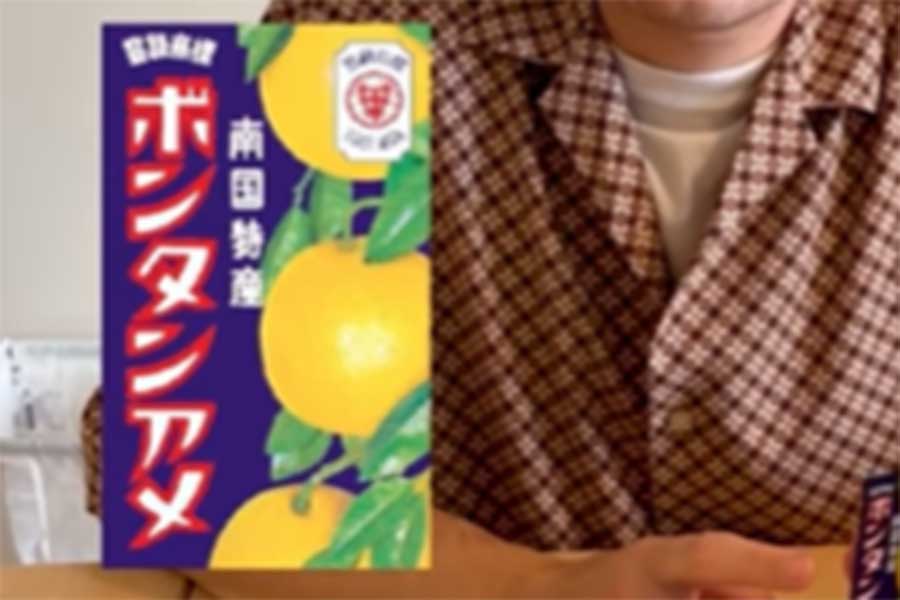 ボンタンアメにびっくり【出典：インスタグラム（bebechan_france）よりスクリーンショット】