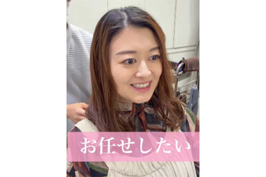 似合うヘアスタイルがわからない女性【出典：インスタグラム（memories_toshi.watarai）よりスクリーンショット】