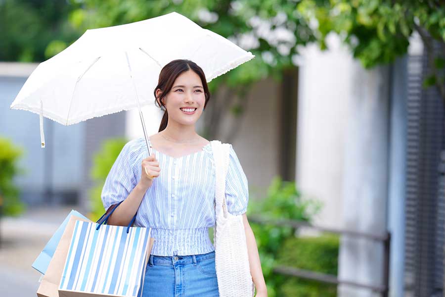 日傘を使う日本人の姿に、美意識の違いを実感（写真はイメージ）【写真：写真AC】