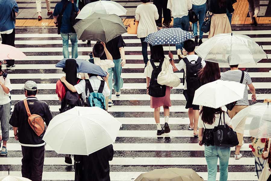 日本各地で梅雨入り（写真はイメージ）【写真：写真AC】