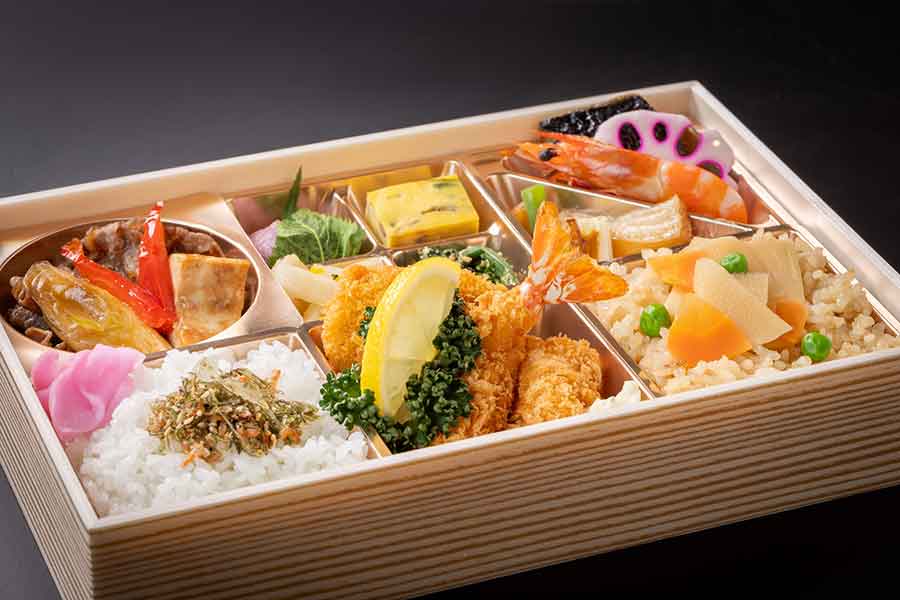 いろんな種類のおかずがきれいに詰められている、日本のお弁当（写真はイメージ）【写真：写真AC】