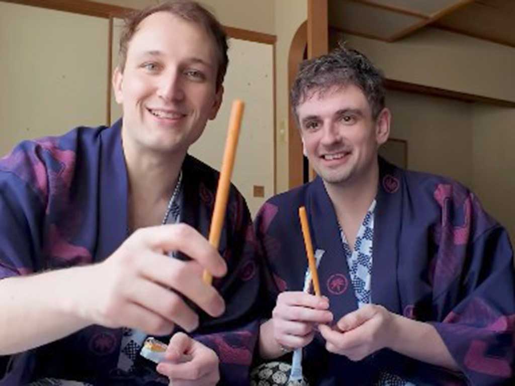 北海道限定の「ポッキー夕張メロン」を大絶賛【出典：インスタグラム（bebechan_france）よりスクリーンショット】