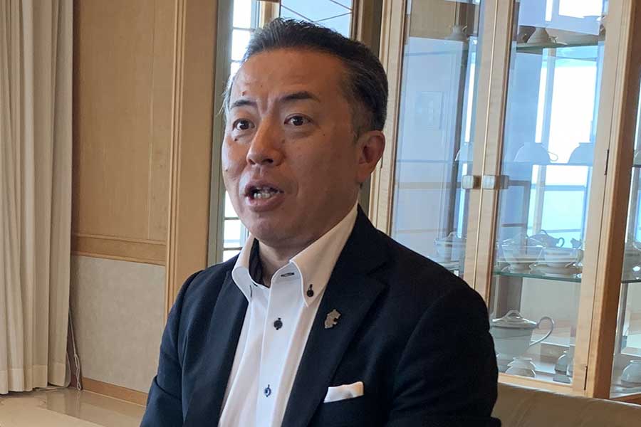 一般社団法人那智勝浦観光機構の理事長を務める松下哲也さん【写真:Hint-Pot編集部】
