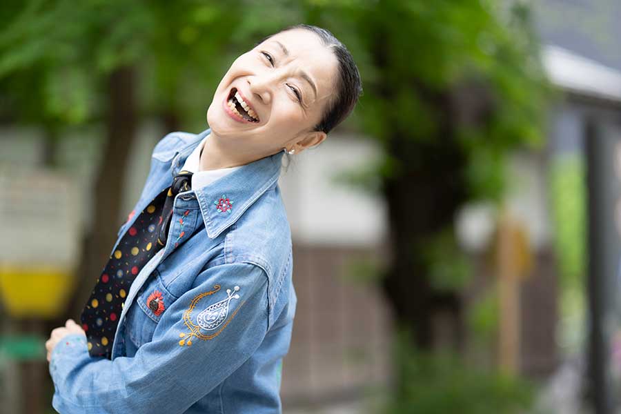 パワフルに日本橋の魅力を伝え続ける春風ひとみさん【写真：増田美咲】