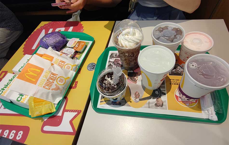 トルコ人が食事を楽しんだファストフード店【写真:トルコ人男性提供】