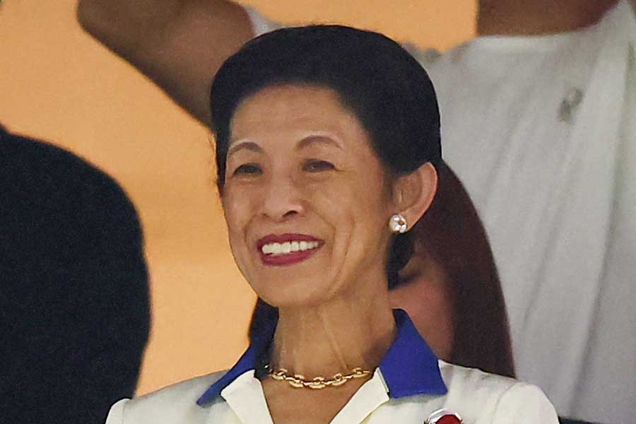 メキシコ・モンテレイを訪れた高円宮妃久子さま【写真:Aflo】