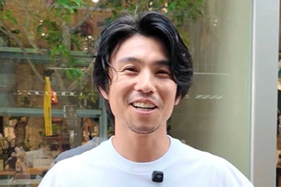 俳優の中尾明慶さん【出典：YouTube「中尾明慶のきつねさーん」よりスクリーンショット】