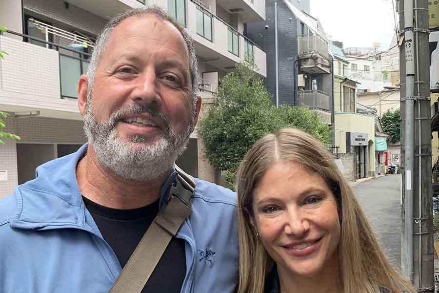 アメリカから来た（左から）ジョシュさんとアンジェラさん【写真：Hint-Pot編集部】