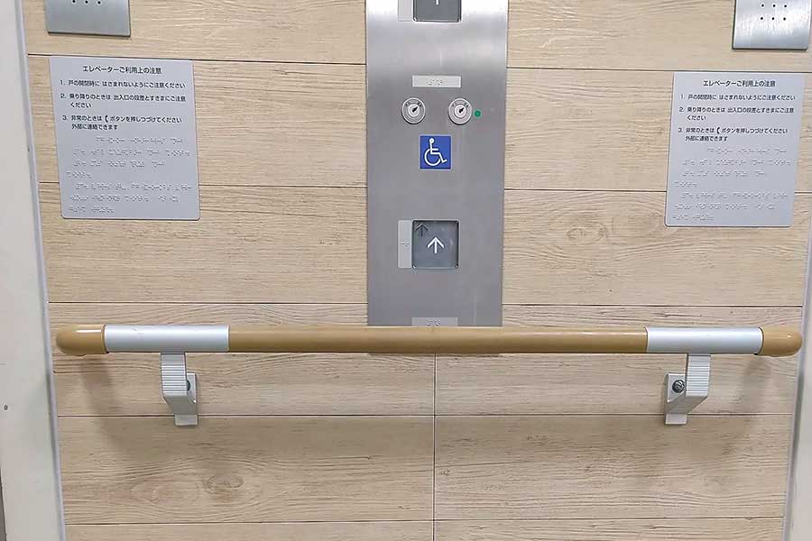 広島市佐伯区役所別館のエレベーター【写真提供:投稿者】