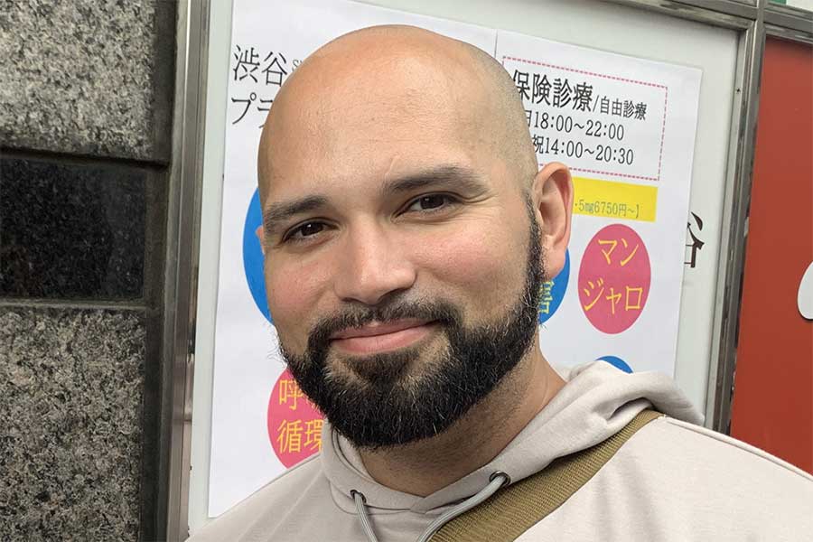 アメリカから来たティモシーさん【写真:Hint-Pot編集部】