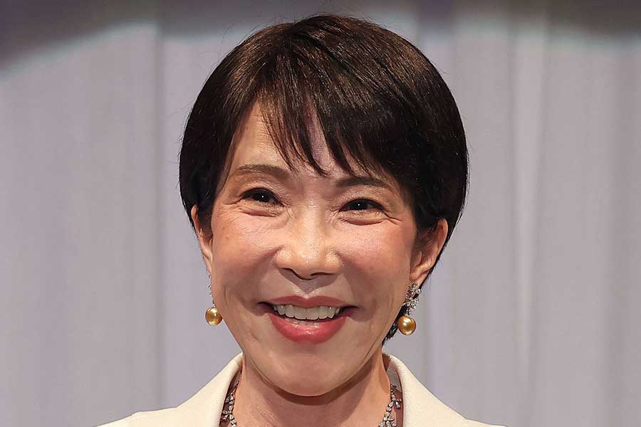 授賞式に出席した高市早苗首相【写真:産経新聞社】
