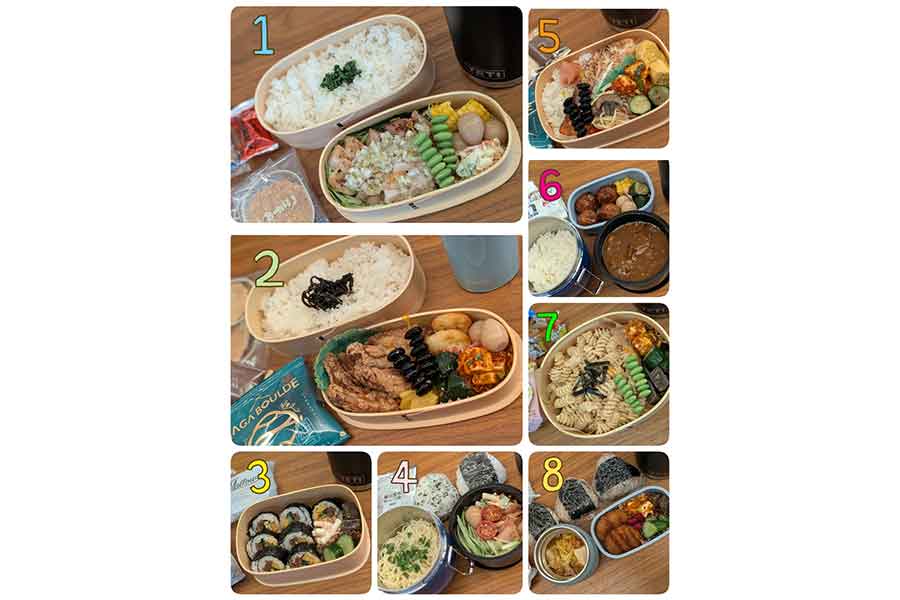 中村さんが公開した「お弁当備忘録」【出典：インスタグラム（nakamura_hitomi_officia）よりスクリーンショット】