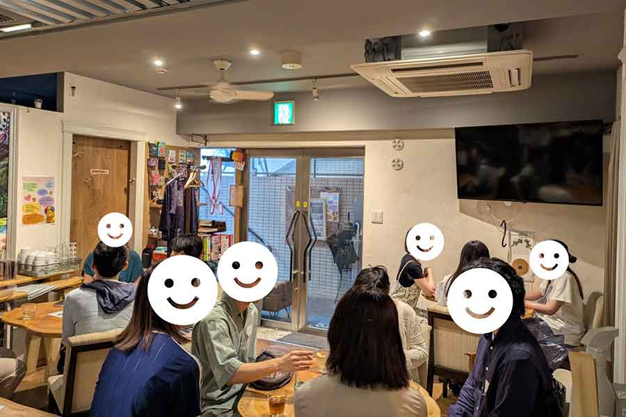 「うつCAFE」開催時【写真提供:佐藤康平さん(@kohe_barblue)】
