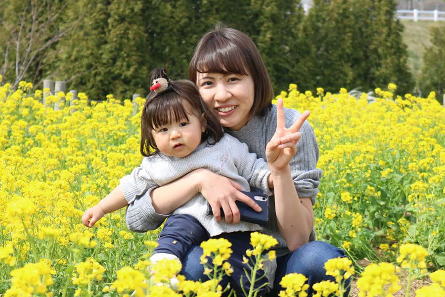 自身の誕生日と同じ日に娘を出産【写真提供:悠里奈さん】