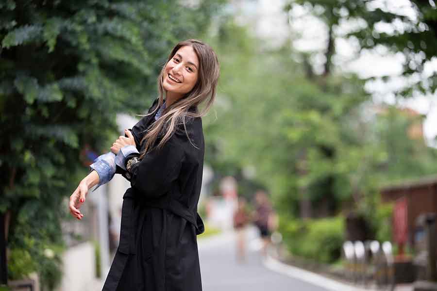 “未婚の母”としてメキシコで海外出産を語ったマリエさん【写真:藤岡雅樹】