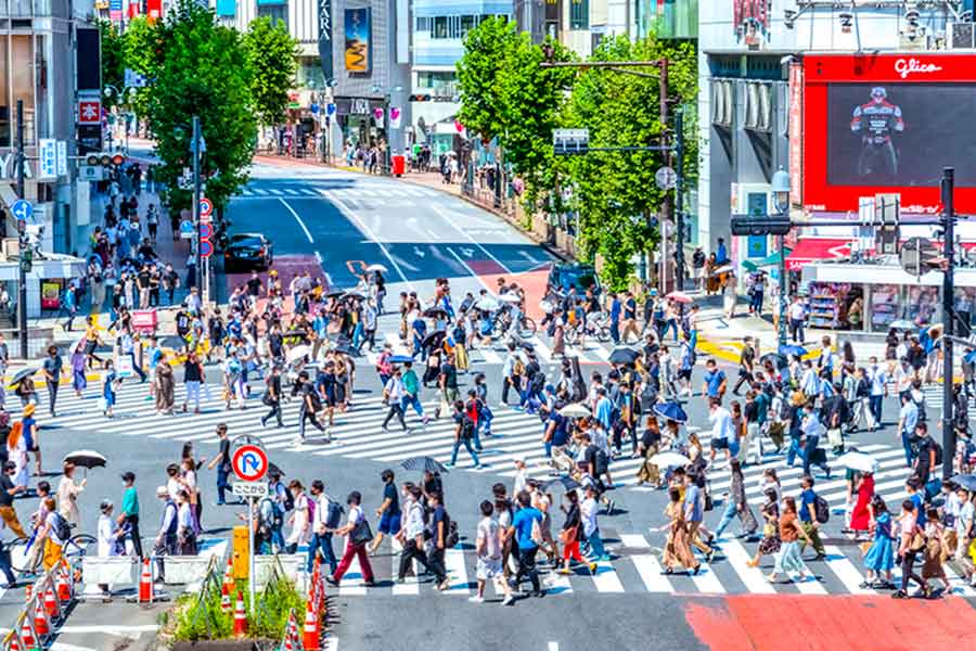 もっと大きいと想像していた渋谷のスクランブル交差点（写真はイメージ）【写真：PIXTA】