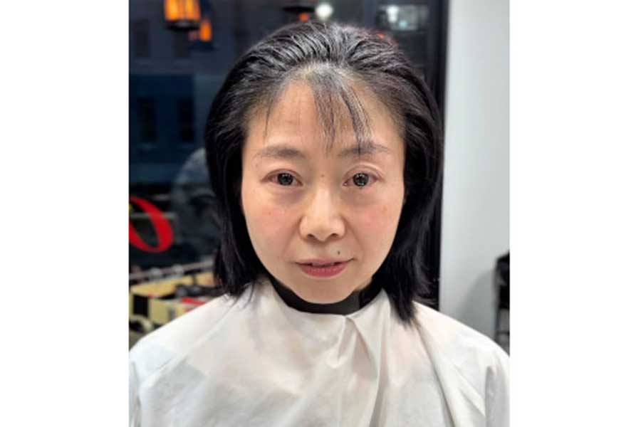 20年ぶりに美容室を訪れた51歳女性【出典:インスタグラム(yokkoi_beautician)よりスクリーンショット】