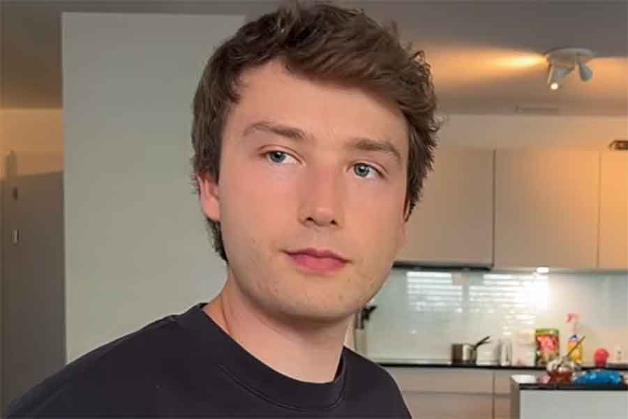 スイスとオーストラリアのハーフの夫・ヤニックさん【画像提供：YouTube「Shizukaスイス在住日本人の生活」チャンネル「Shizukachスイス在住日本人の生活」】