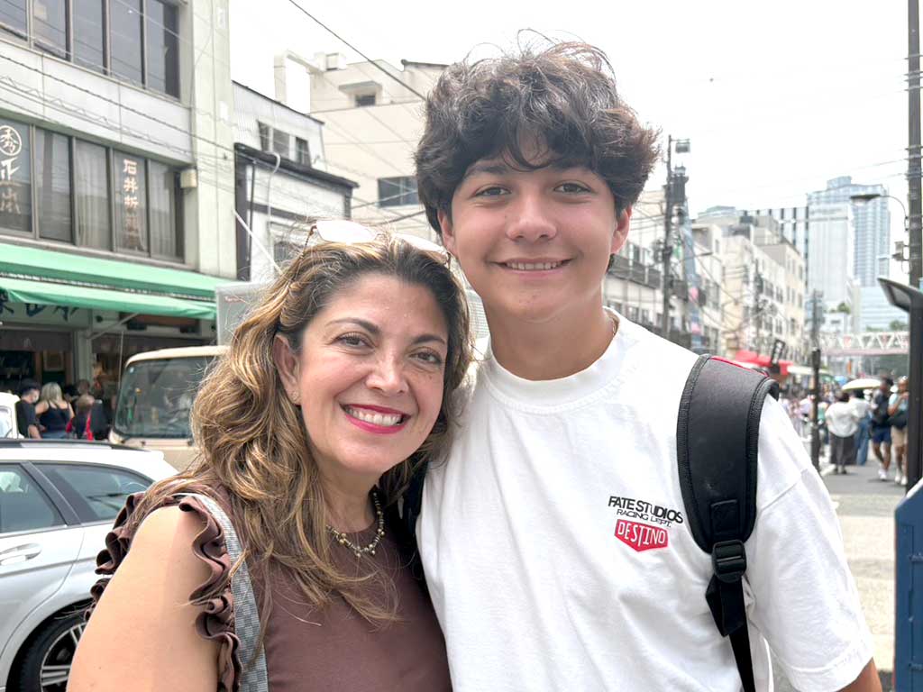 メキシコから母・息子で初来日【写真：Hint-Pot編集部】