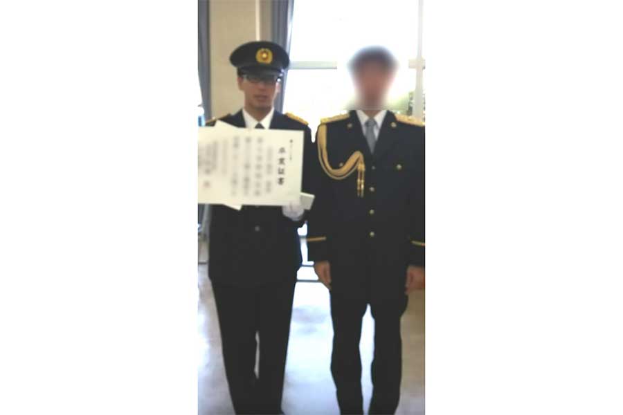 警察学校を卒業したとき【写真提供:堀切勇佑(yuuyuu_2525)さん】