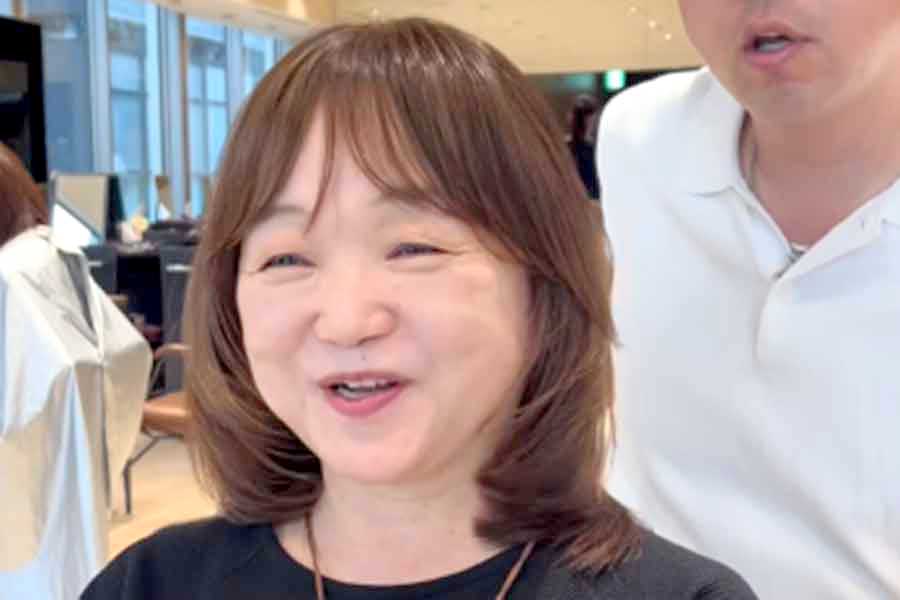 悩みを解決するスタイリングに満足な様子【出典:インスタグラム(nakamichi0212)よりスクリーンショット】