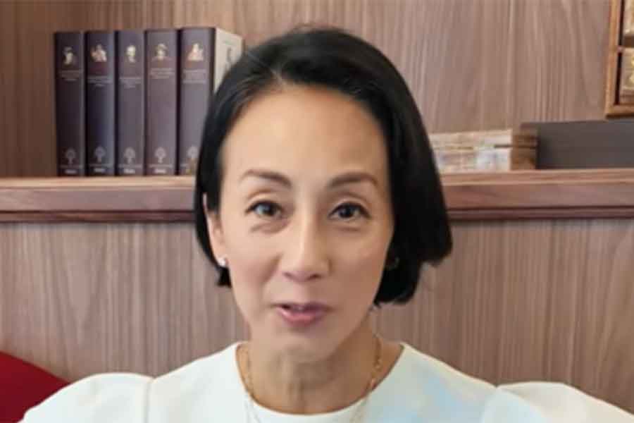フリーアナウンサーの中村江里子さん【出典：YouTube「中村江里子のフランス暮らし」よりスクリーンショット】