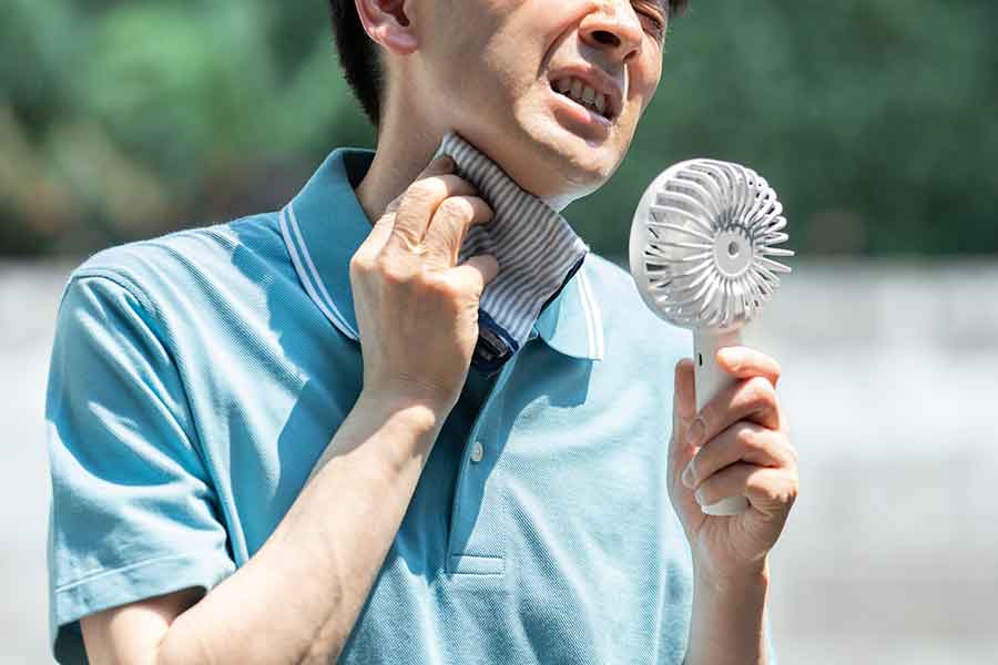 身構えていた日本の暑さ（写真はイメージ）【写真：PIXTA】
