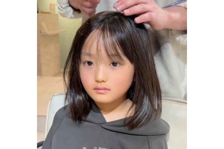 小学2年生になるかわいらしい男の子【出典：TikTok（yamato_takumi）よりスクリーンショット】