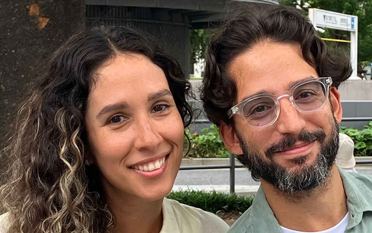イタリア出身のデイビッドさん(右)と、ペルー出身のバレリアさん【写真:Hint-Pot編集部】