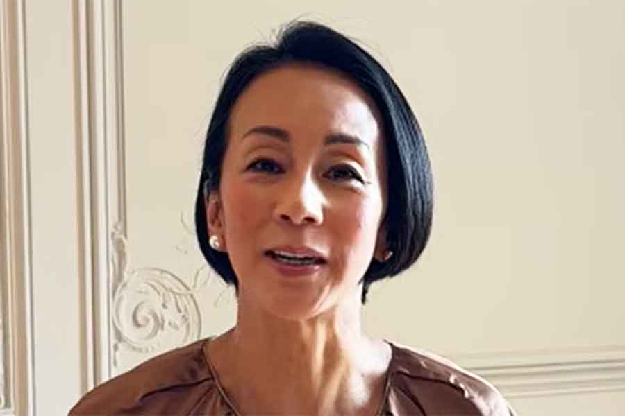 フランスの教育事情について語った中村江里子さん【出典：YouTube「中村江里子のフランス暮らし」よりスクリーンショット】