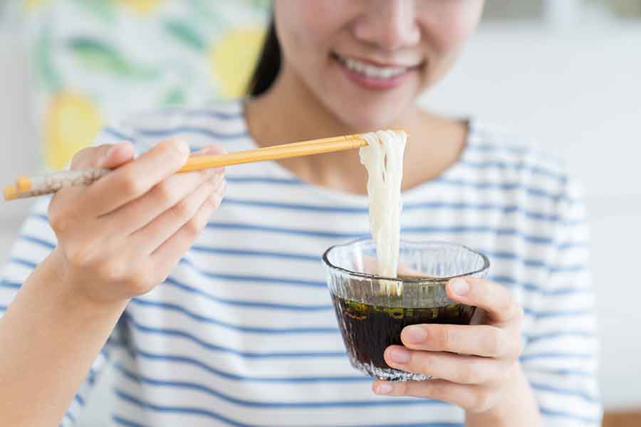 食べやすい工夫がされた素麺に感動（写真はイメージ）【写真：PIXTA】