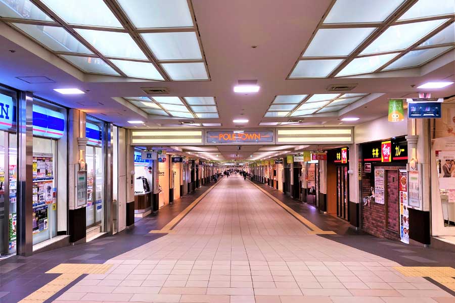 地下街の空間に驚き（写真はイメージ）【写真：写真AC】